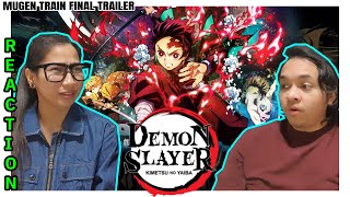 DEMON SLAYER MUGEN TRAIN FINAL TRAILER REACTION [upl. by Rye]