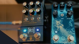 R1 vs Fathom demo Walrus Audio no talking [upl. by Jaunita]