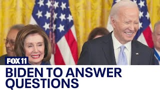 Bidens 1st news conference since Trump debate [upl. by Siroled]