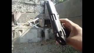 Pistola Beretta Px4 Storm Diabolos VS Bote de acero [upl. by Segroeg391]