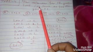 Calendar कैलेंडर REASONING PART1  Short Trick For Calendar  SSCMTSCHSLCGL and all Exam [upl. by Raviv]