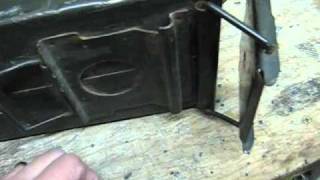 DIY wood stove from a surplus ammo can [upl. by Idnek560]