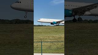 Aer Lingus A321neo landing at KCLE [upl. by Khalsa]