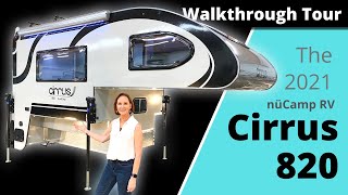 The 2021 Cirrus 820 Truck Camper by nuCamp RV  Walkthrough Tour [upl. by Julide]