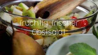 Frischer Obstsalat  fruchtig amp erfrischend [upl. by Aicrop]