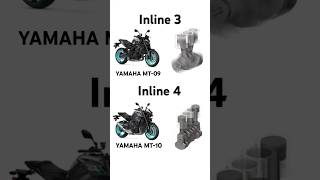 Inline 3 vs Inline 4 Sound amp Engine Animation 😰🔥  yamaha yamahar15 mt07 mt09 sound inline [upl. by Damha327]