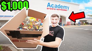 Unboxing a 1000 Academy FISHING MYSTERY BOX [upl. by Essy950]