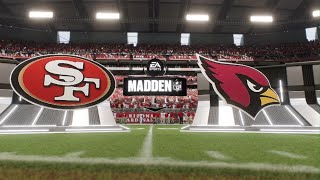 Madden NFL 25  Franchise Mode Week 18 vs San Francisco 49ers  No Commentary Gameplay [upl. by Aelsel402]