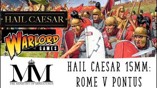 Hail Caesar 2nd Edition Rome vs Pontus Mithridatic War warlordgames hailCaesar [upl. by Yessak637]