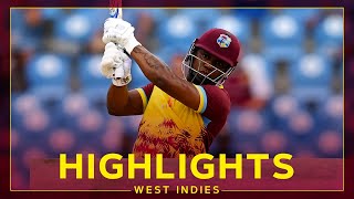 Evin Lewis and Shai Hope Star  Highlights  West Indies v England  4th T20I [upl. by Annahsor42]