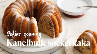 Så gör du kanelbullesockerkaka [upl. by Alym]