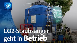 Gegen den Klimawandel In Essen geht ein CO2Staubsauger in Betrieb [upl. by Wenn]