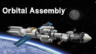 KSP Orbital Construction of an Interplanetary Ship [upl. by Jezabella554]