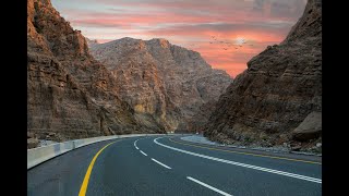 Jebel Jais Ras Al Khaimah going up to the mountains [upl. by Pinelli140]