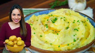 GARLIC mashed potatoes recipe  Villa Cocina [upl. by Octavla]