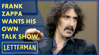 Frank Zappa Wants To Be A Talk Show Host  Letterman [upl. by Xed976]