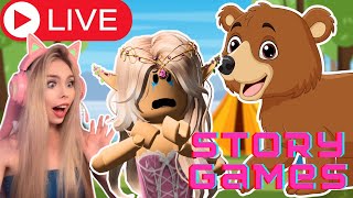 LETS PLAY ROBLOX STORY GAMES LIVE [upl. by Kery240]