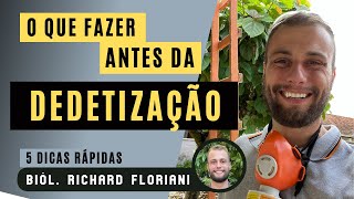 Como Preparar A Casa Para Dedetização  Biól Richard Floriani [upl. by Eikcid857]