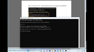 Fix Error 740  Elevated Permissions are required to run DISM on Windows 2024 updated [upl. by Casia]