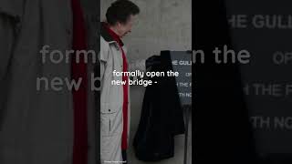 Princess Anne Officially Unveils Lowestofts Gull Wing Bridge lowestoft princessanne royalfamily [upl. by Ennairam]