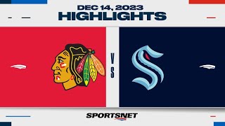 NHL Highlights  Blackhawks vs Kraken  December 14 2023 [upl. by Miko]