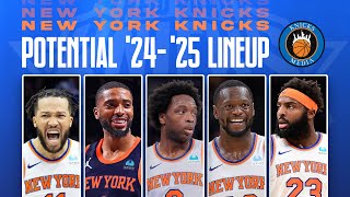 New York Knicks 202425 STACKED Lineup Breakdown 🔥 [upl. by Malone]