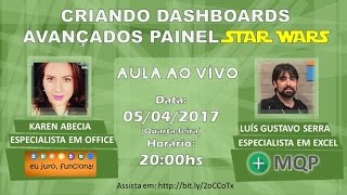 CRIANDO DASHBOARDS AVANÃ‡ADOS PAINEL STAR WARS  KAREN ABECIA [upl. by Marchak282]