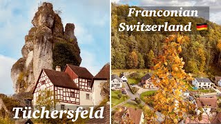 Autumn in Franconian Switzerland 🇩🇪  Fränkische Schweiz museum Tüchersfeld  Germany travel vlog [upl. by Aninad]