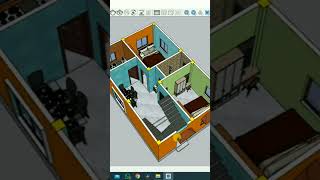 20X30 House Design Plan With 3d ll 600 sqft House Plan With 2Bhk ll 20X30 House Pan no2 [upl. by Chui]