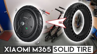 How to install solid tire in 1 min on Xiaomi electric scooter [upl. by Mervin]