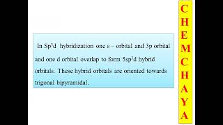 BCUNEPIV SEMDSC4Chemical bondingValence BondTheoryVBTSp3d HybridizationPCl5 as an Example [upl. by Zavala]