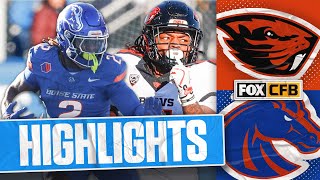 Oregon State Beavers vs No 11 Boise State Broncos Highlights  FOX College Football [upl. by Calia]