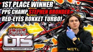 YuGiOh OTS 1st Place WINNER  RedEyes Rokket Turbo Deck Profile amp Combo Stephen Bronder 2020 [upl. by Eniagrom23]