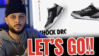 Jordan 3 Black Cement Shock Drop [upl. by Diarmuid]