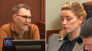 I Was Triggered Seeing Amber Heard Yelling at Johnny Depp Witness [upl. by Melli140]