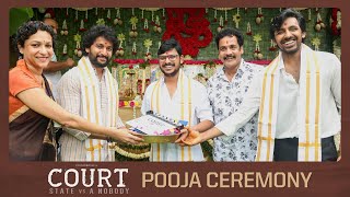 COURT  State vs A Nobody Pooja Ceremony Highlights  Priyadarshi  Nani  Ram Jagadeesh [upl. by Eglanteen]