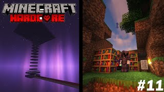 BUILDING A ENDERMAN FARM AND UPGRADING TO NETHERITE [upl. by Aihsi827]