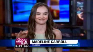 Madeline Carroll on quotGOOD DAY LAquot [upl. by Enimrac]