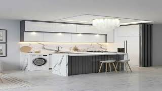 top20 latest modular kitchen designs  small kitchen design  kitchen cabinet colour combination [upl. by Ahseal]