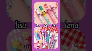 Cute school supplies of lisa or lena [upl. by Deerdre]