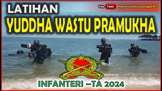 LATIHAN YUDDHA WASTU PRAMUKHA  TAMTAMA INFANTER PART 19I tni tniad army military infanteri [upl. by Alyaj]