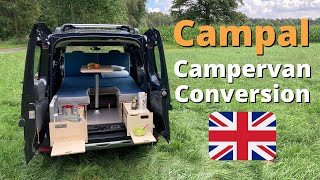 Campal campervan conversion  Use car as campervan Official video  Explanation of all functions [upl. by Okika54]