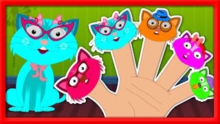 Hello Kitty Finger Family Nursery Rhymes for Children and Kids Songs [upl. by Dibrin821]