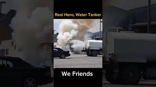 The Water Tanker Driver is a Real Hero ytshorts yt realhero [upl. by Lleryt908]