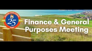 Finance amp General Purposes Committee 101024 [upl. by Erdne]