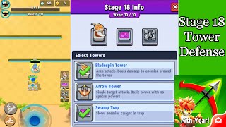 Archero Tower Defense Stage 18 Guide [upl. by Yehtomit]