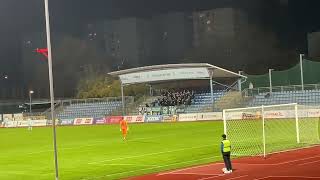 2112024 Ústí nad Labem  BANÍK MOST ultras [upl. by Ennoitna]