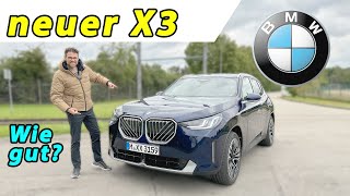 Neuer BMW X3 im Test 20i 4cyl gegen X3 M50 6cyl G45 [upl. by Craner]