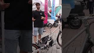 Lastenrad mit guter Fahrdynamik messe lastenrad eurobike cargobike [upl. by Cogan]