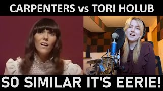 Weve Only Just Begun  Carpenters VS Tori Holub cover  SO SIMILAR [upl. by Leirol]